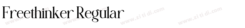 Freethinker Regular字体转换